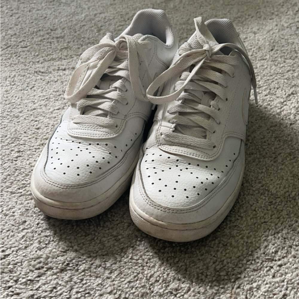 White Nike Ebernon Low Sneakers